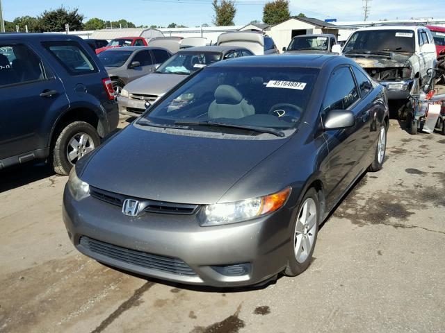 2HGFG12806H557477 - 2006 HONDA CIVIC EX GRAY photo 2