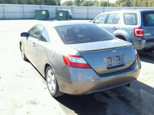 2HGFG12806H557477 - 2006 HONDA CIVIC EX GRAY photo 3