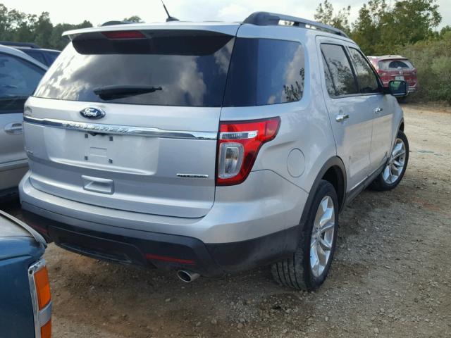 1FM5K7D8XFGB89034 - 2015 FORD EXPLORER X SILVER photo 4