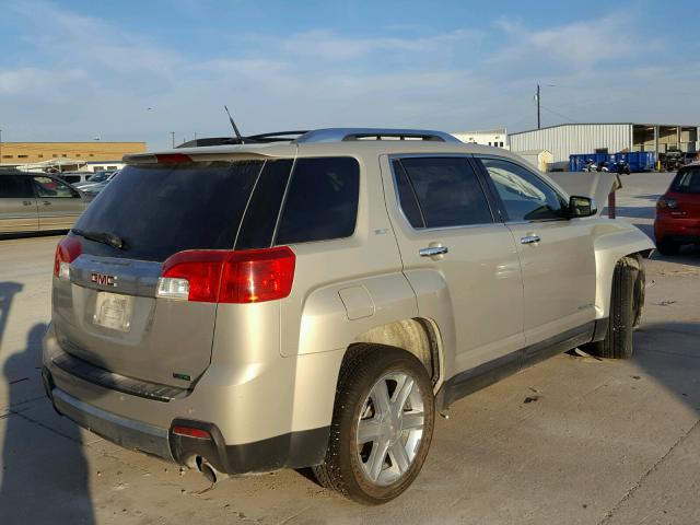 2CTFLWE50B6225817 - 2011 GMC TERRAIN GOLD photo 4