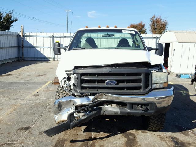 1FTSF31L13ED65232 - 2003 FORD F350 SRW S WHITE photo 9