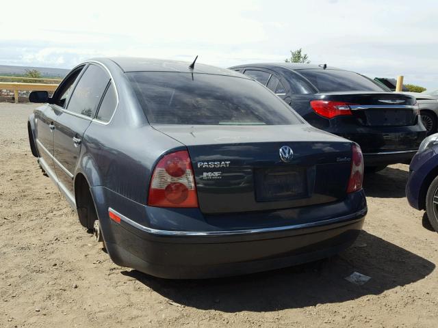 WVWPD63B14E132776 - 2004 VOLKSWAGEN PASSAT GLS BLUE photo 3