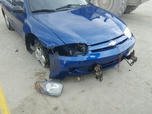 1G1JC52F357173805 - 2005 CHEVROLET CAVALIER BLUE photo 9