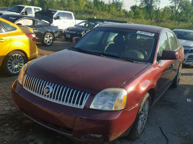 1MEFM42176G611105 - 2006 MERCURY MONTEGO PR 勃艮第红 照片 2