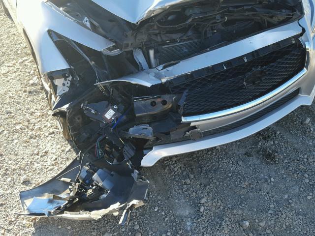 JN1BV7AP0FM338274 - 2015 INFINITI Q50 BASE Сріблястий фото 9