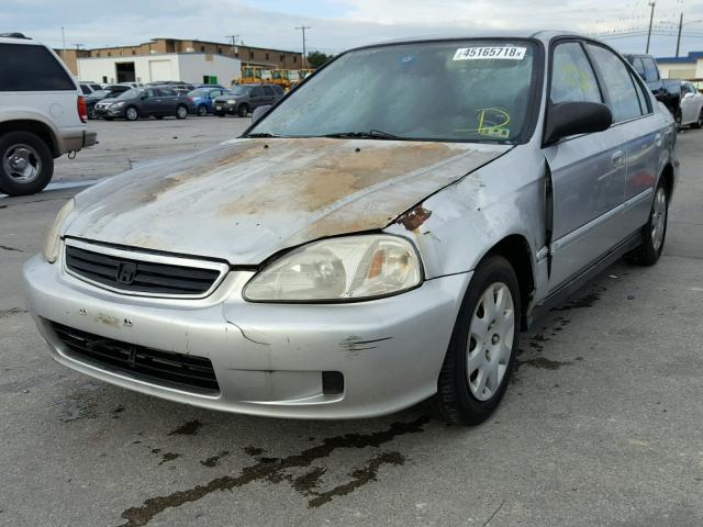 2HGEJ6612YH531392 - 2000 HONDA CIVIC BASE Gümüş foto 2