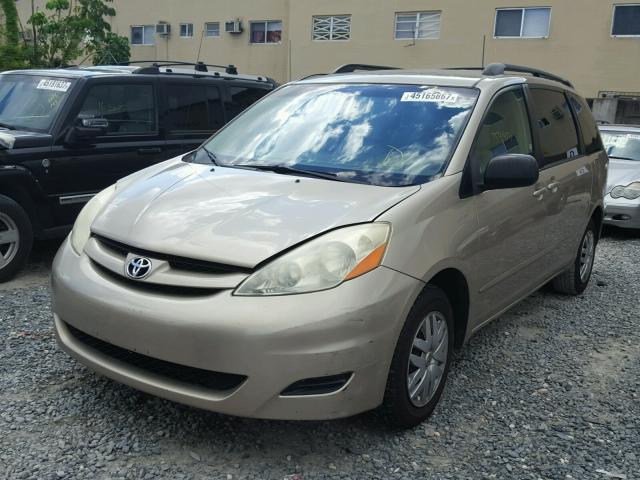 5TDZA23C76S501060 - 2006 TOYOTA SIENNA GOLD photo 2