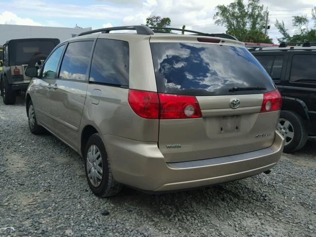 5TDZA23C76S501060 - 2006 TOYOTA SIENNA GOLD photo 3