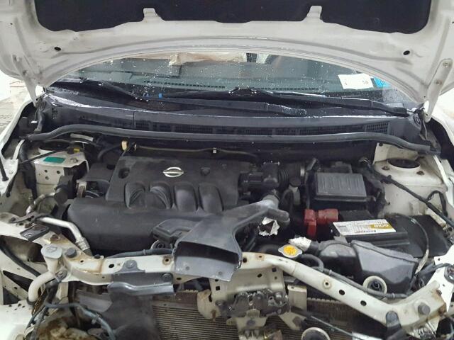 3N1BC13E89L373254 - 2009 NISSAN VERSA S WHITE photo 7