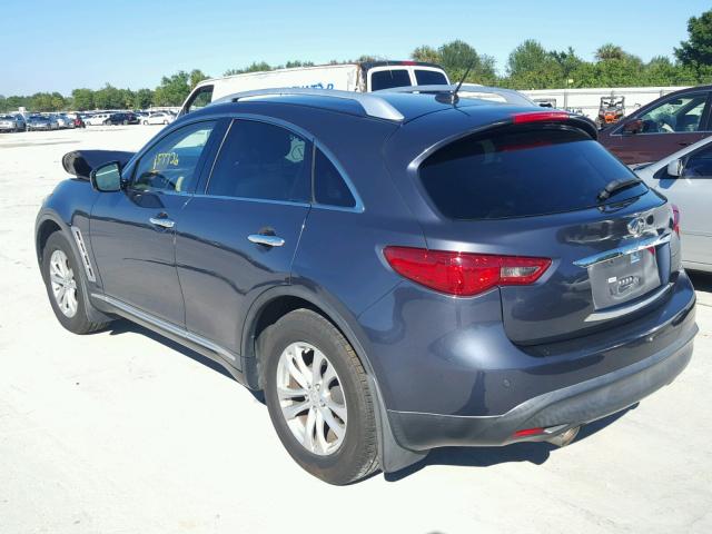 JNRAS18W79M153879 - 2009 INFINITI FX35 BLUE photo 3