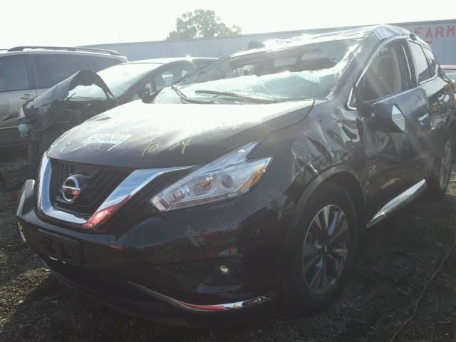 5N1AZ2MH0GN106138 - 2016 NISSAN MURANO S BLACK photo 2