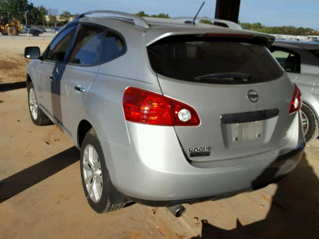 JN8AS5MT9CW285657 - 2012 NISSAN ROGUE S SILVER photo 3