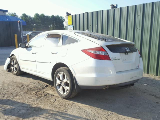 5J6TF2H5XAL016952 - 2010 HONDA ACCORD CRO WHITE photo 3