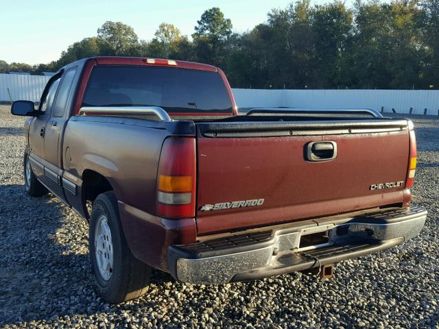 2GCEC19V521173926 - 2002 CHEVROLET SILVERADO BURGUNDY photo 3