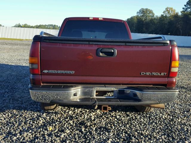 2GCEC19V521173926 - 2002 CHEVROLET SILVERADO BURGUNDY photo 9