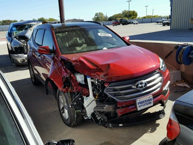 5XYZU3LB2JG534865 - 2018 HYUNDAI SANTA FE S 红色 照片 1