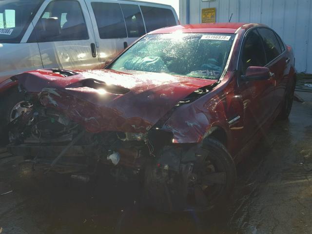 6G2EC57Y99L181169 - 2009 PONTIAC G8 GT BURGUNDY photo 2