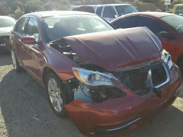 1C3CCBBB3DN546786 - 2013 CHRYSLER 200 TOURIN RED photo 1