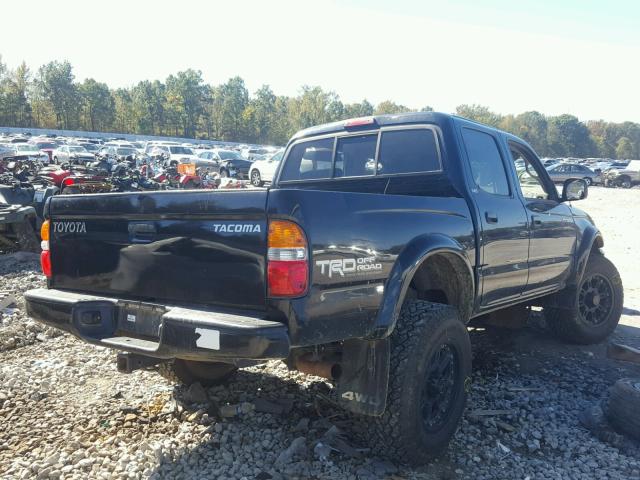 5TEHN72N62Z126288 - 2002 TOYOTA TACOMA BLACK photo 4