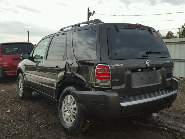 4M2YU91187KJ12363 - 2007 MERCURY MARINER BROWN photo 3