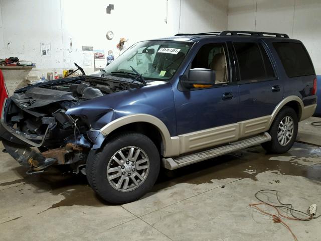 1FMFU18596LA59085 - 2006 FORD EXPEDITION BLUE photo 2