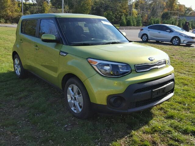 KNDJN2A29H7884170 - 2017 KIA SOUL GREEN photo 1