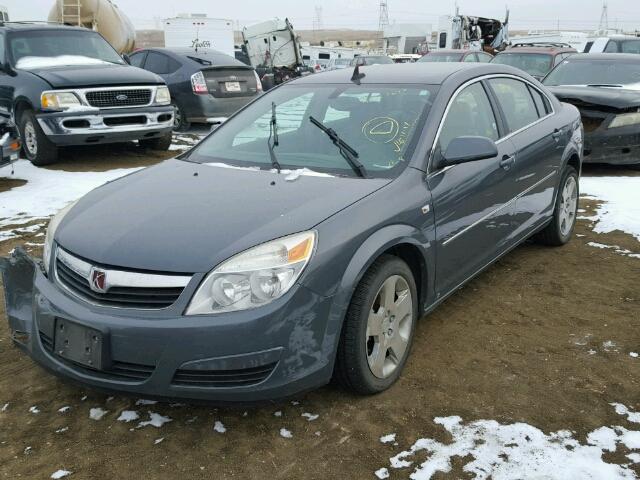 1G8ZS57N38F158948 - 2008 SATURN AURA XE GRAY photo 2