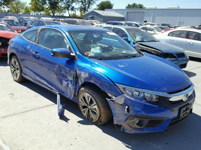 2HGFC3B76HH356782 - 2017 HONDA CIVIC EXL 蓝色 照片 1