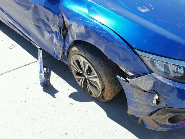 2HGFC3B76HH356782 - 2017 HONDA CIVIC EXL 蓝色 照片 9