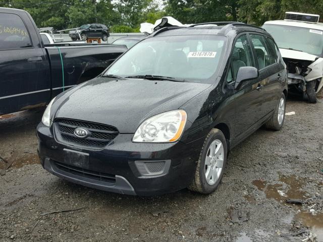 KNAFG526277076046 - 2007 KIA RONDO LX BLACK photo 2