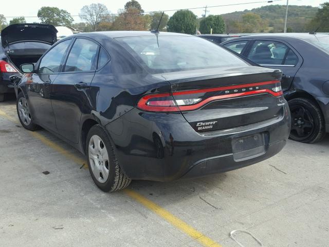 1C3CDFBB2FD251854 - 2015 DODGE DART SXT BLACK photo 3