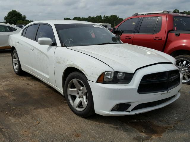 2C3CDXAT4CH201004 - 2012 DODGE CHARGER PO WHITE photo 1