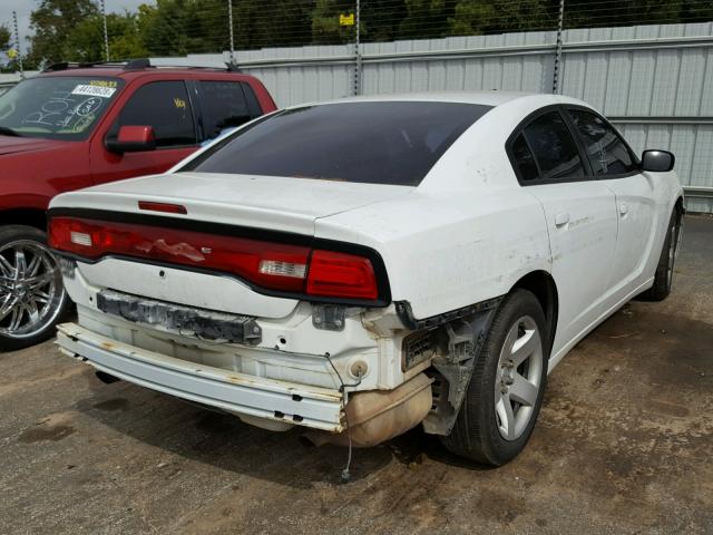 2C3CDXAT4CH201004 - 2012 DODGE CHARGER PO WHITE photo 4