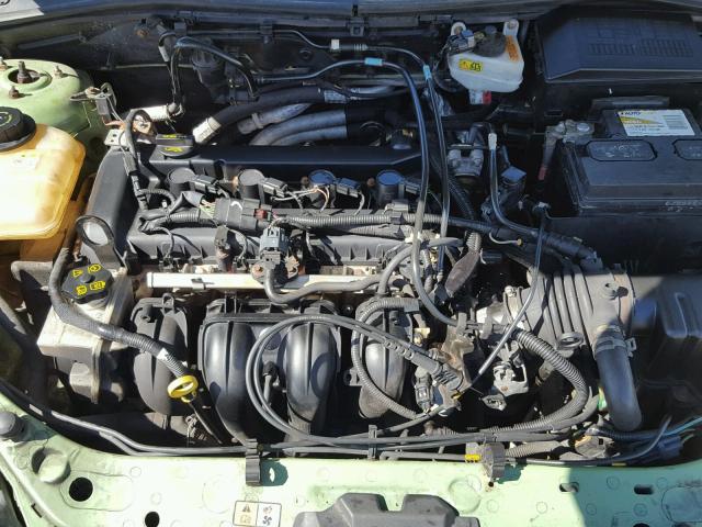 1FAHP37N67W217017 - 2007 FORD FOCUS GREEN photo 7