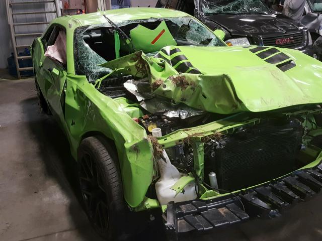 2C3CDZFJ7FH711872 - 2015 DODGE CHALLENGER GREEN photo 9