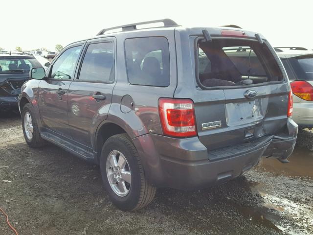 1FMCU0D77CKB10248 - 2012 FORD ESCAPE GRAY photo 3