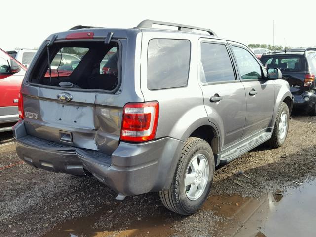 1FMCU0D77CKB10248 - 2012 FORD ESCAPE GRAY photo 4