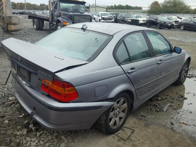 WBAEU33464PR08909 - 2004 BMW 325 XI GRAY photo 4