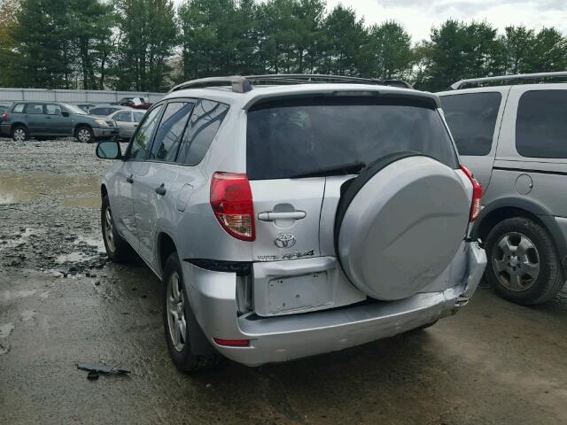 JTMBD33V685209733 - 2008 TOYOTA RAV4 SILVER photo 3