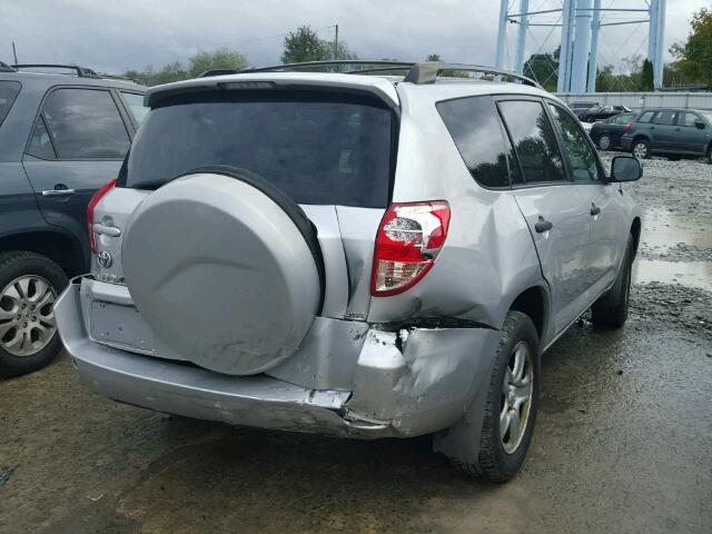 JTMBD33V685209733 - 2008 TOYOTA RAV4 SILVER photo 4