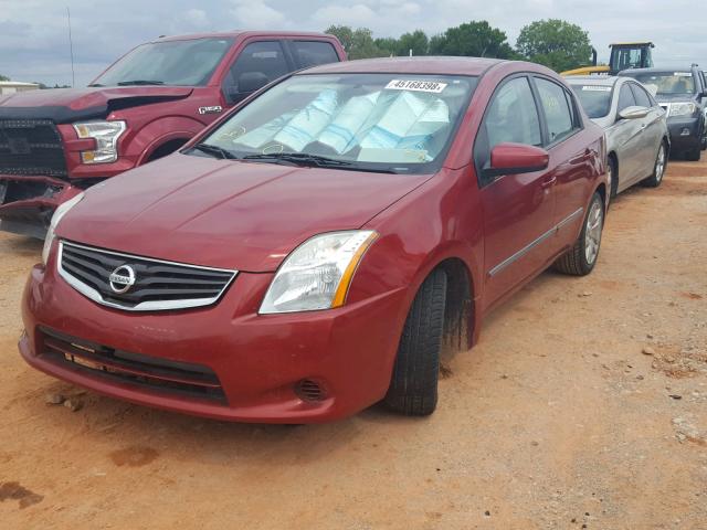 3N1AB6AP7CL627382 - 2012 NISSAN SENTRA 2.0 RED photo 2