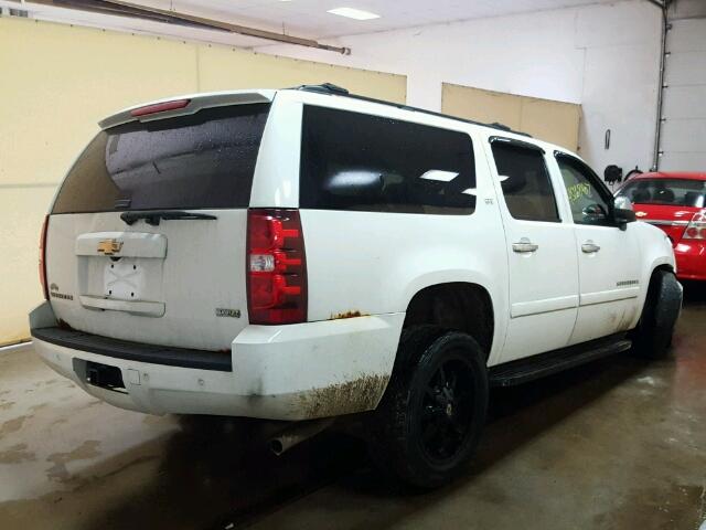 1GNFK16378R102230 - 2008 CHEVROLET SUBURBAN K WHITE photo 4