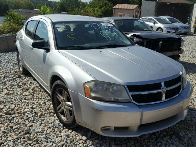 1B3LC56K68N280680 - 2008 DODGE AVENGER SX SILVER photo 1