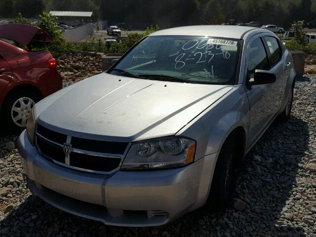 1B3LC56K68N280680 - 2008 DODGE AVENGER SX SILVER photo 2