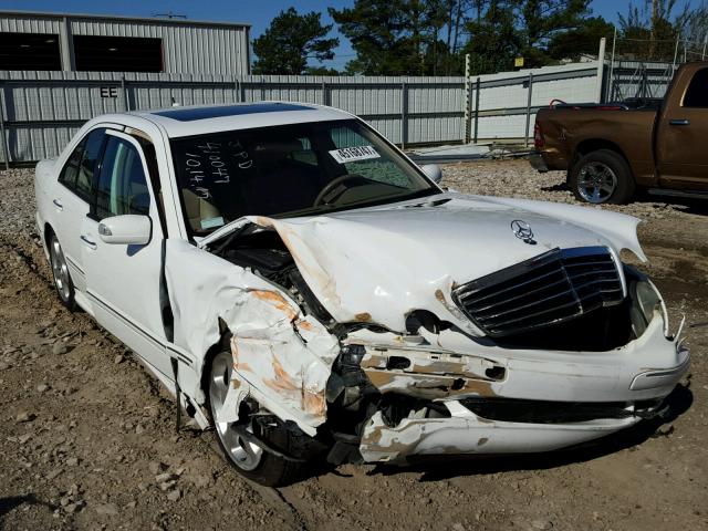 WDBJF65J01B341118 - 2001 MERCEDES-BENZ E 320 WHITE photo 1