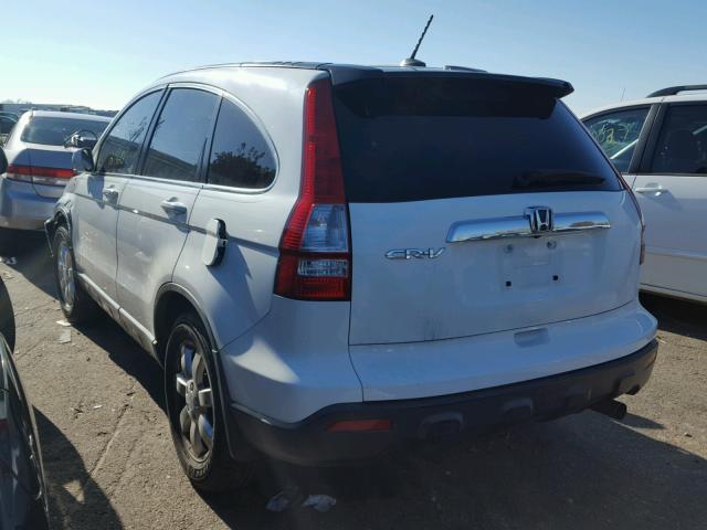 JHLRE38729C013195 - 2009 HONDA CR-V WHITE photo 3