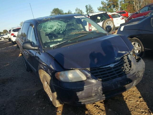 1A4GP45R26B583073 - 2006 CHRYSLER TOWN & COU BLUE photo 1