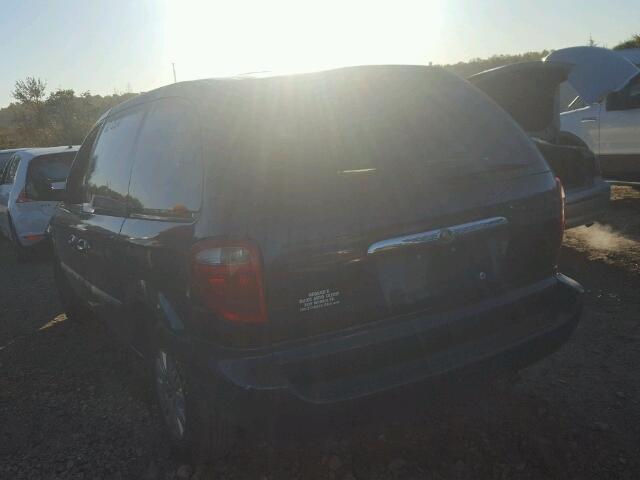 1A4GP45R26B583073 - 2006 CHRYSLER TOWN & COU BLUE photo 3