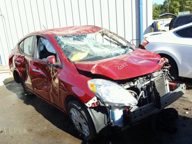 3N1CN7AP0CL908686 - 2012 NISSAN VERSA S MAROON photo 1