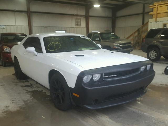 2C3CDYAG4EH247475 - 2014 DODGE CHALLENGER WHITE photo 1